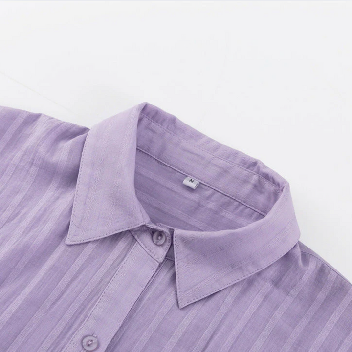 Bella Stride| Viola™ - Breezy Button-Up and Shorts Set