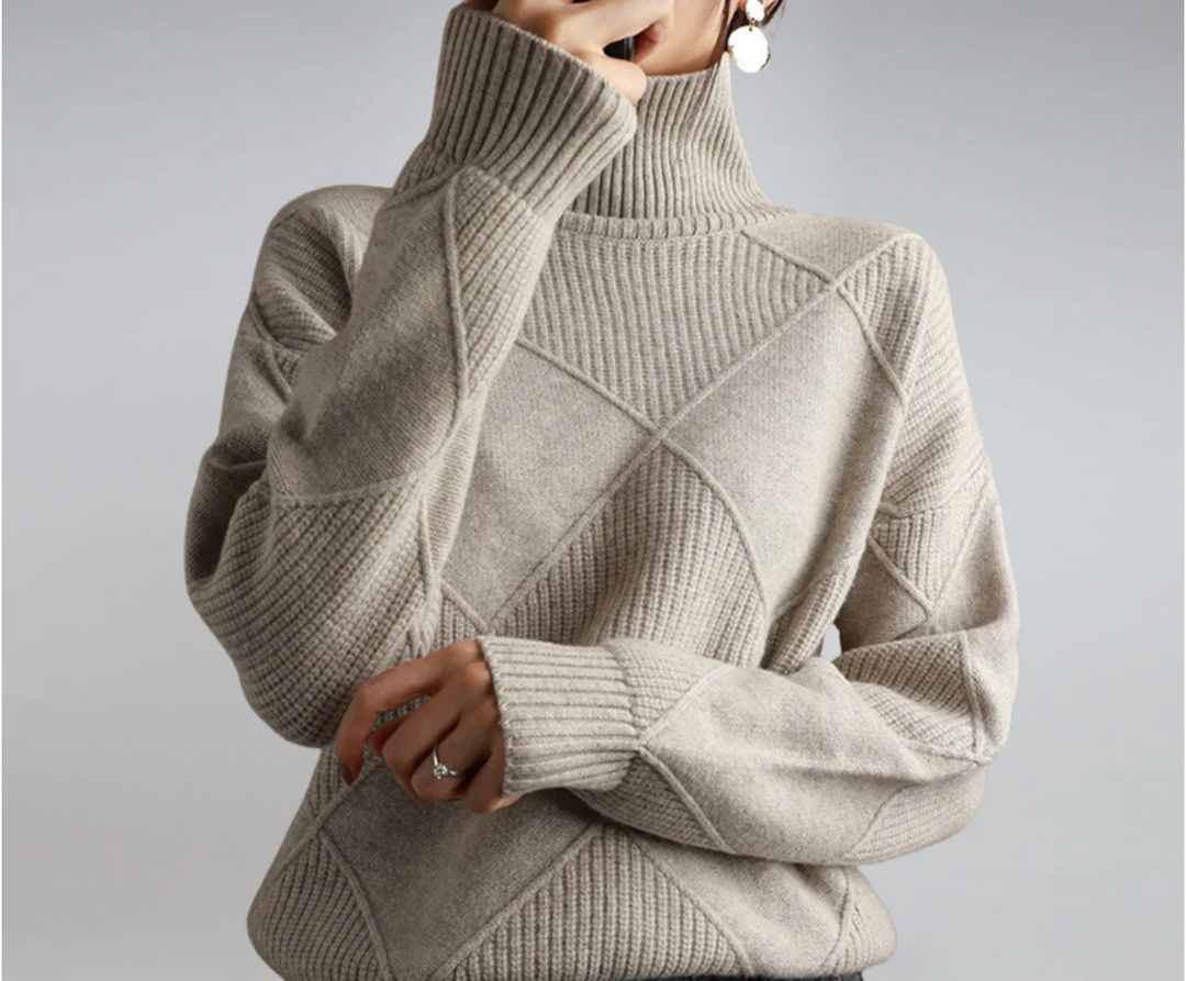 Bella Stride| Lina™ - Cozy Turtleneck Sweater