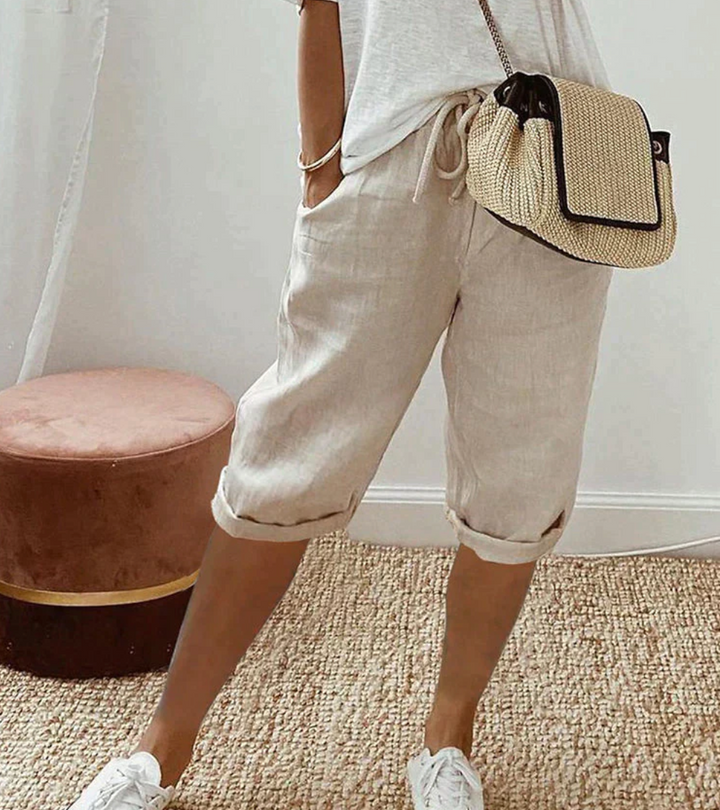 Bella Stride| Emma Cotton-Linen Women's Trousers