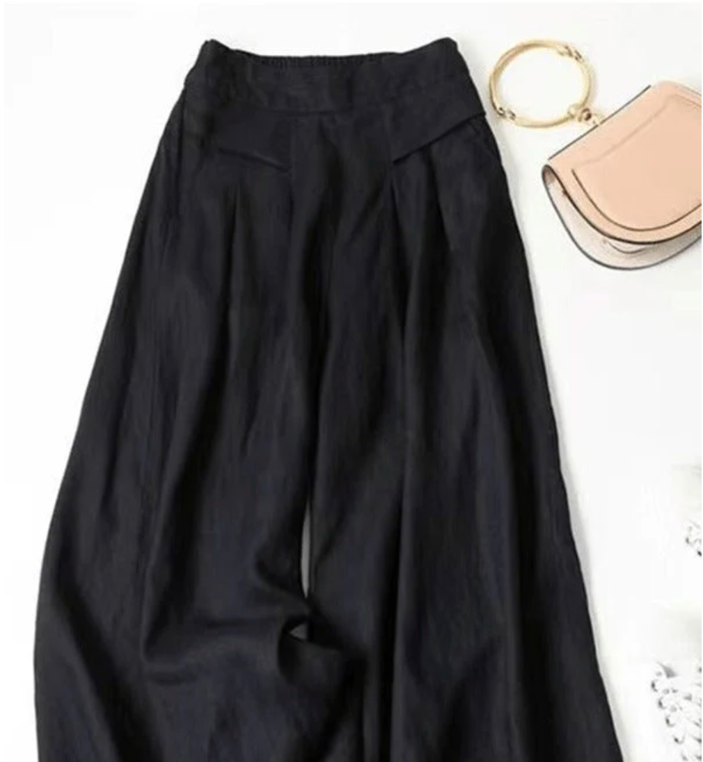 Bella Stride| Elyne - Flowing Wide-Leg Trousers