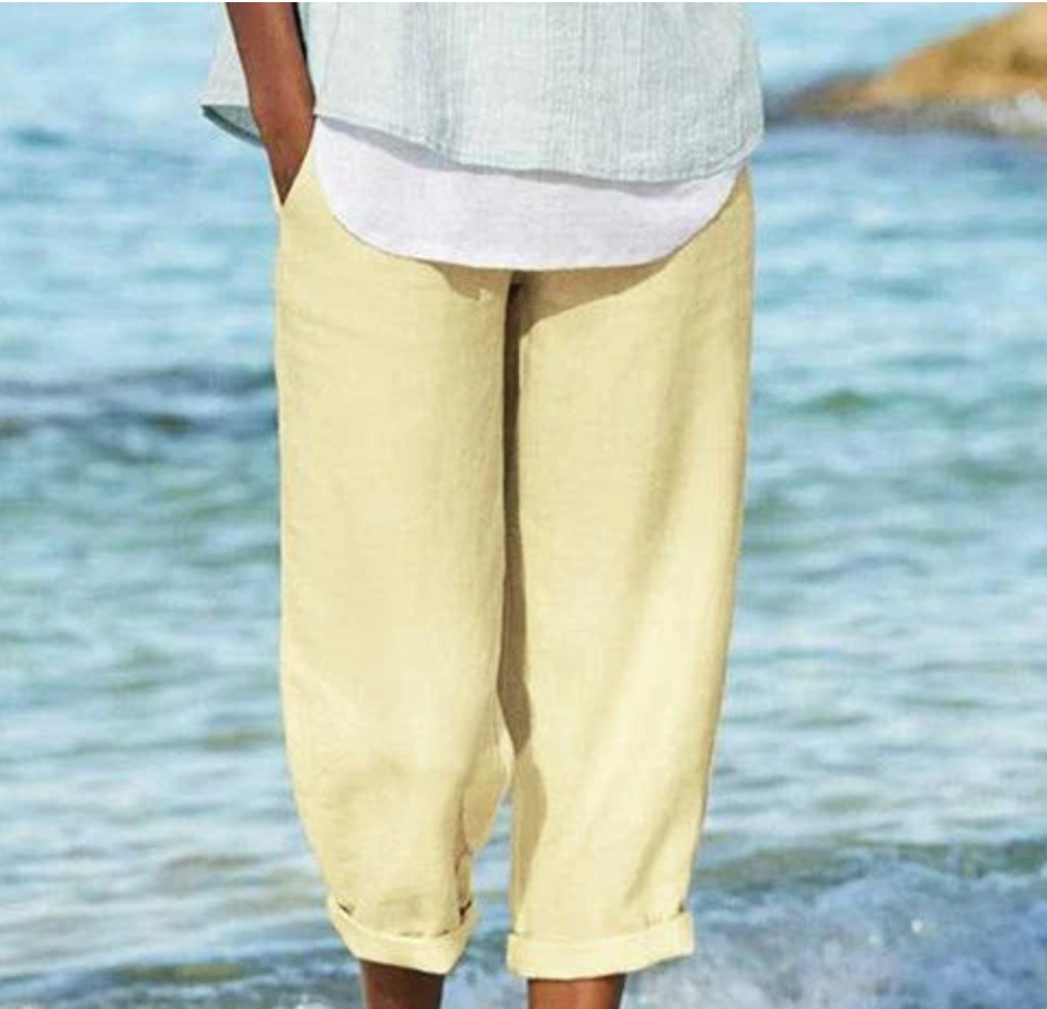 Bella Stride| Clydel - Cropped Breezy Pants