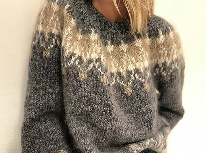 Bella Stride| Freya™ - Nordic Pattern Sweater