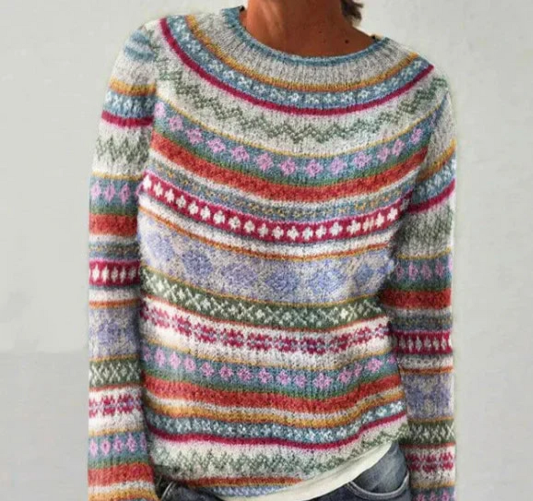 Bella Stride| Izzel™ - Cozy Fair Isle Sweater