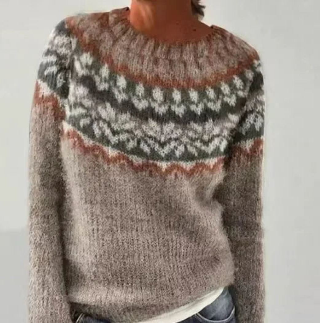 Bella Stride| Izzel™ - Cozy Fair Isle Sweater