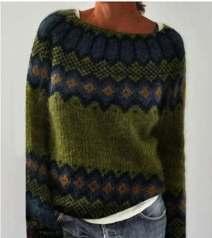Bella Stride| Izzel™ - Cozy Fair Isle Sweater