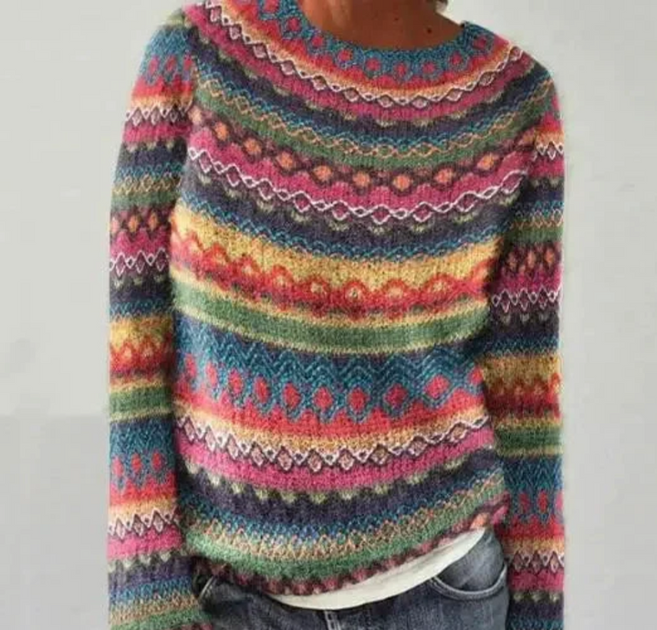 Bella Stride| Izzel™ - Cozy Fair Isle Sweater