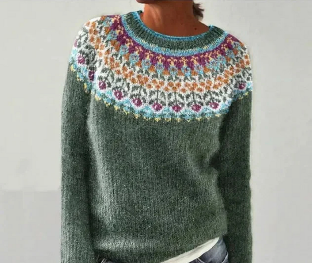 Bella Stride| Izzel™ - Cozy Fair Isle Sweater