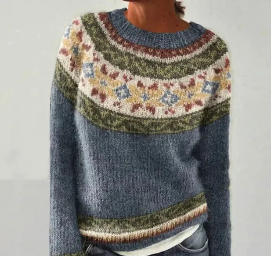 Bella Stride| Izzel™ - Cozy Fair Isle Sweater