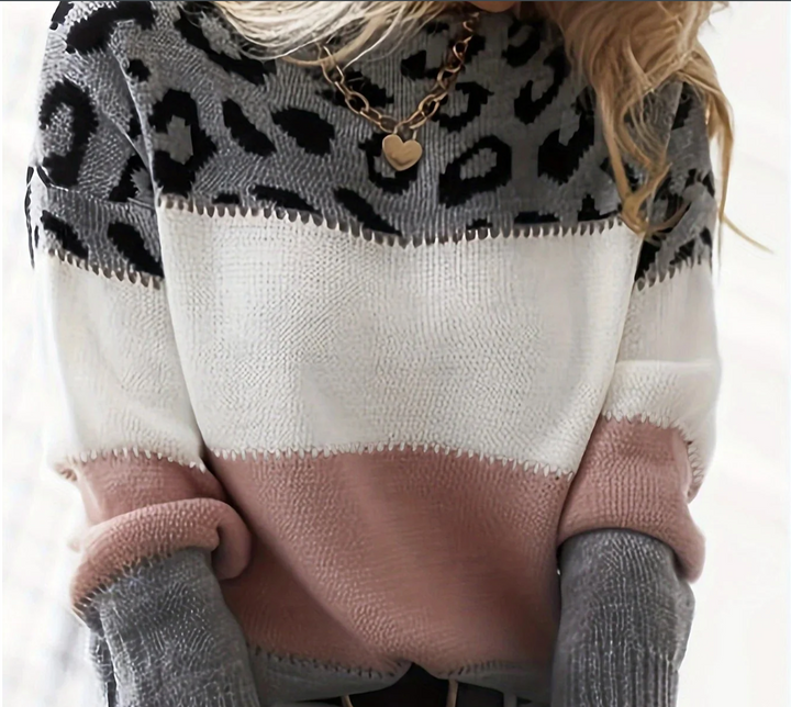 Bella Stride| Kaity™ - Stylish Leopard Sweater