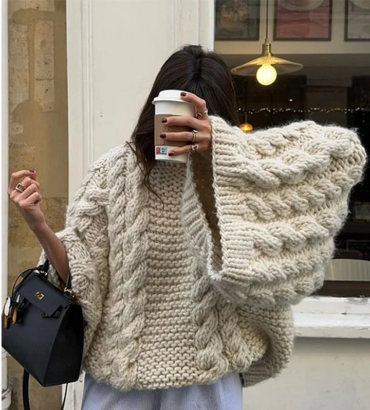 Bella Stride| Braelyn™ - Classic Cable Knit Sweater