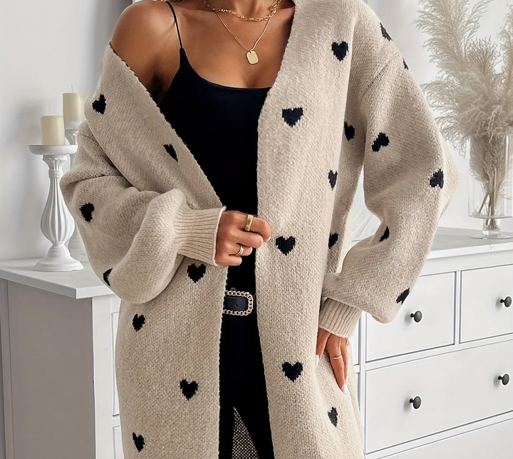 Bella Stride| Jeanie™ - Heart Elegance Cardigan