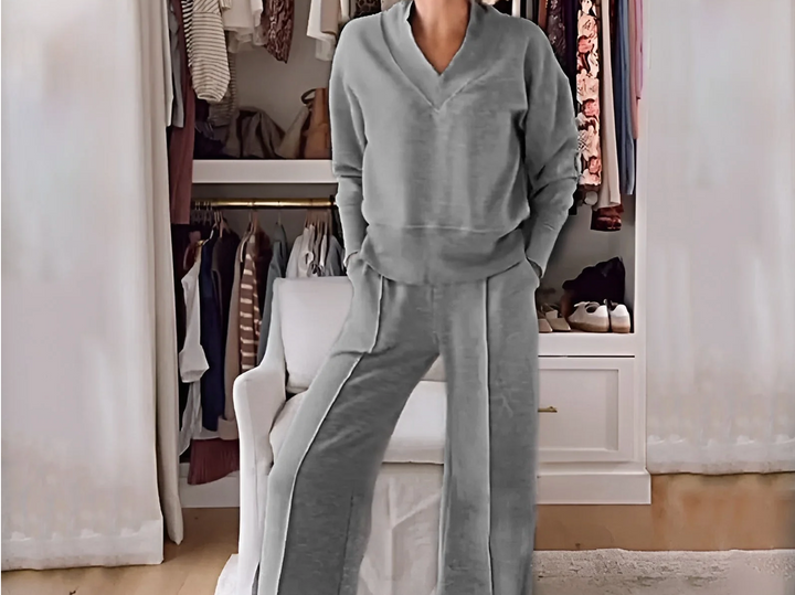 Bella Stride| Allia™ - Wide-Leg Lounge Set