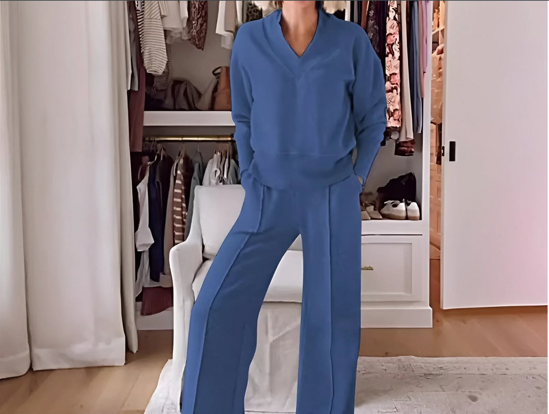 Bella Stride| Allia™ - Wide-Leg Lounge Set