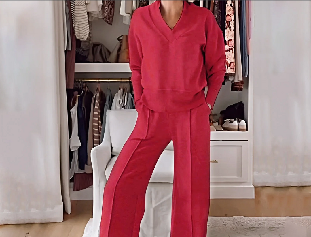 Bella Stride| Allia™ - Wide-Leg Lounge Set