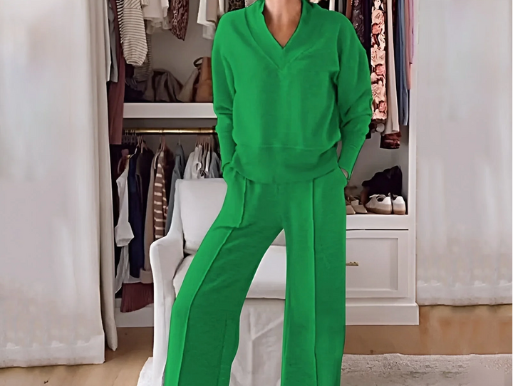 Bella Stride| Allia™ - Wide-Leg Lounge Set