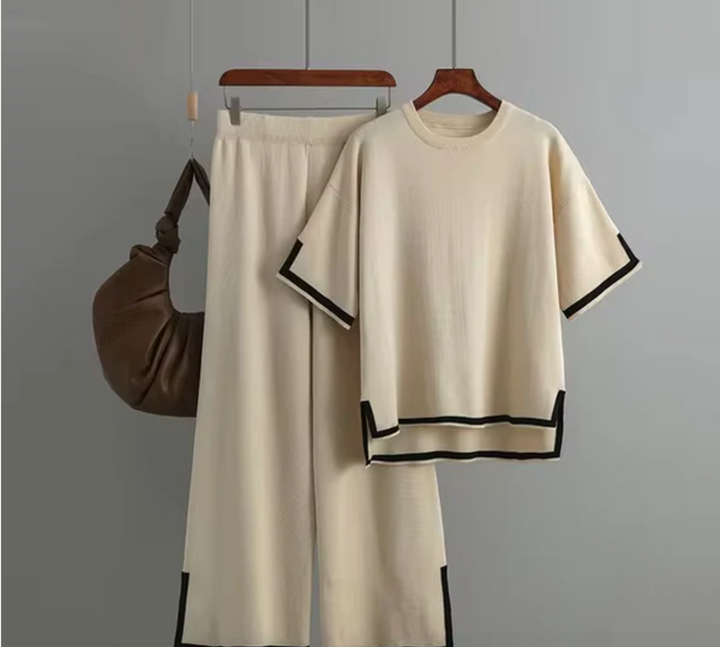 Bella Stride| Jeah™ - Chic Contrast Trim Set