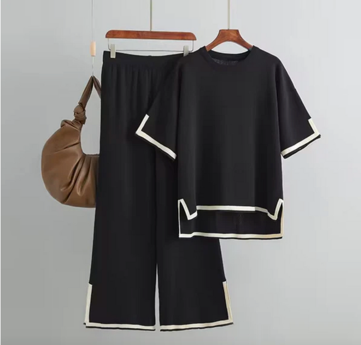 Bella Stride| Jeah™ - Chic Contrast Trim Set