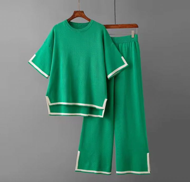 Bella Stride| Jeah™ - Chic Contrast Trim Set