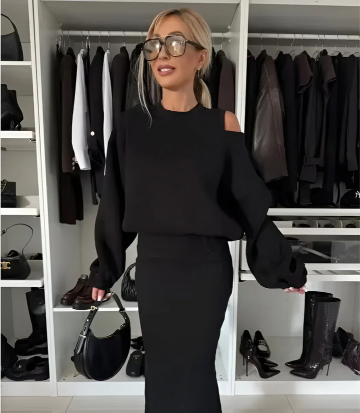 Bella Stride| Estelle™ - Dress Sweater Set