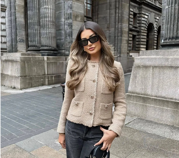 Bella Stride| City Chic Tweed Jacket
