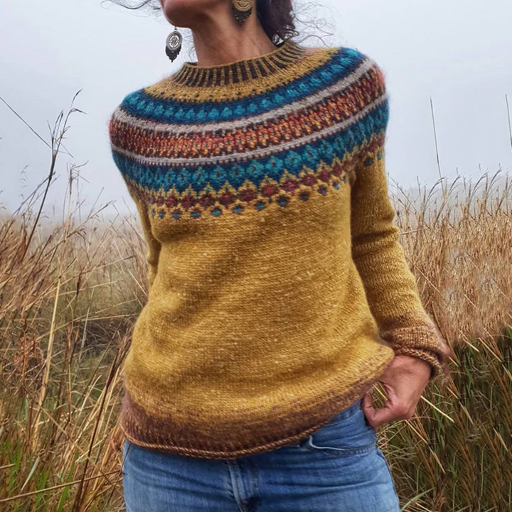 Bella Stride| Belle- Colourful Knit Sweater