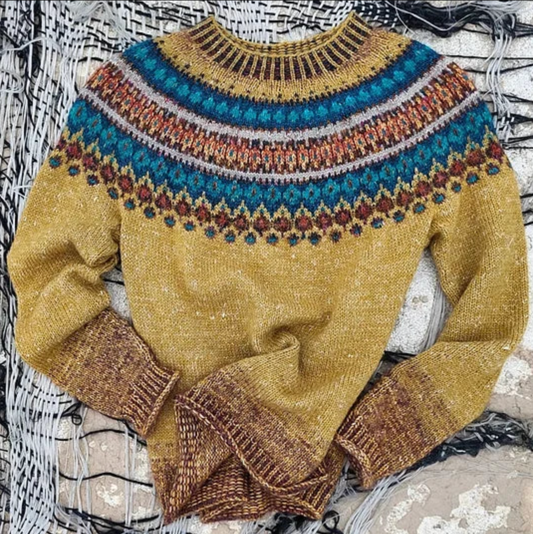 Bella Stride| Belle- Colourful Knit Sweater