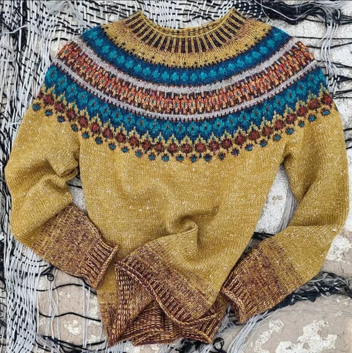Bella Stride| Belle- Colourful Knit Sweater