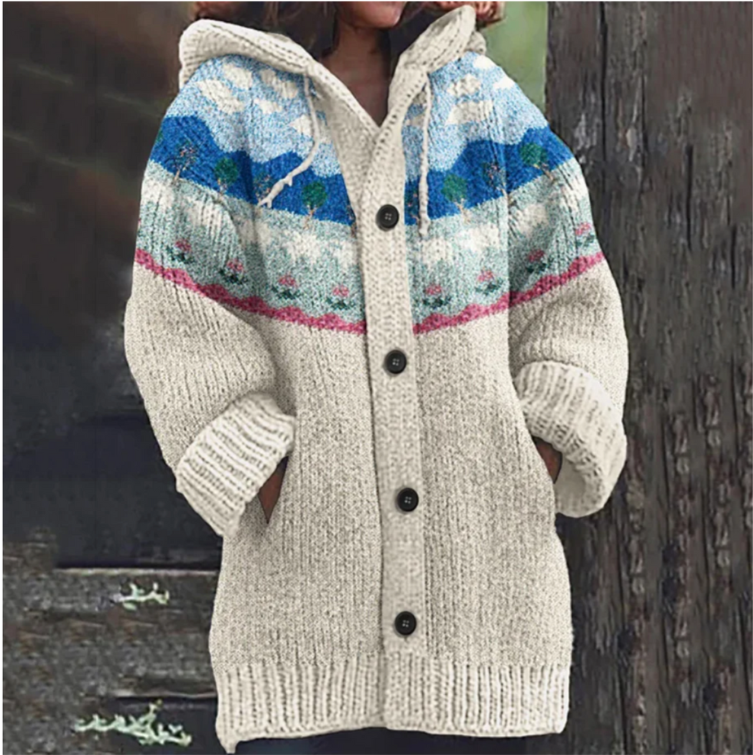 Bella Stride| Carmen- Creamy-Colored Cardigan