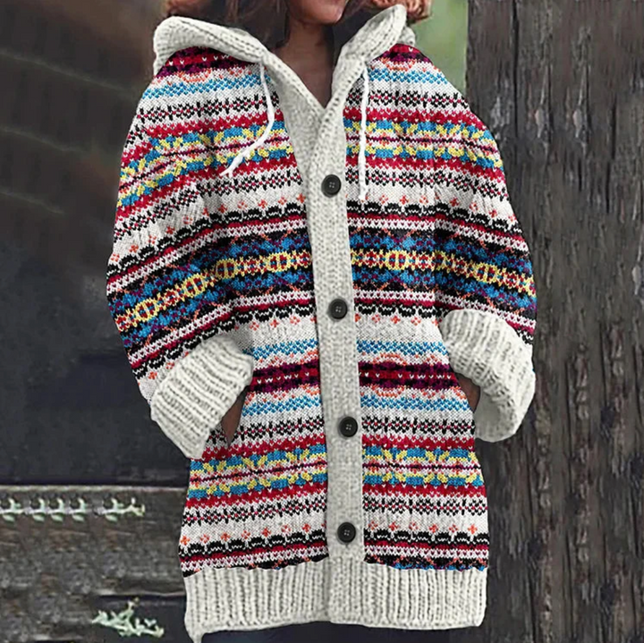 Bella Stride| Nina- Winter Hooded Cardigan