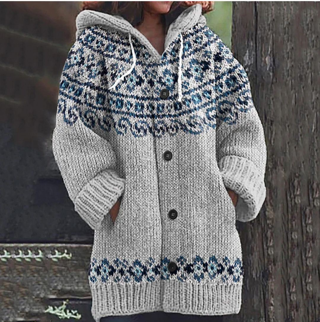 Bella Stride| Nina- Winter Hooded Cardigan