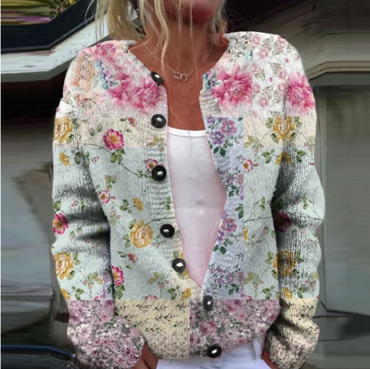 Bella Stride| Mina- Floral Print Cardigan