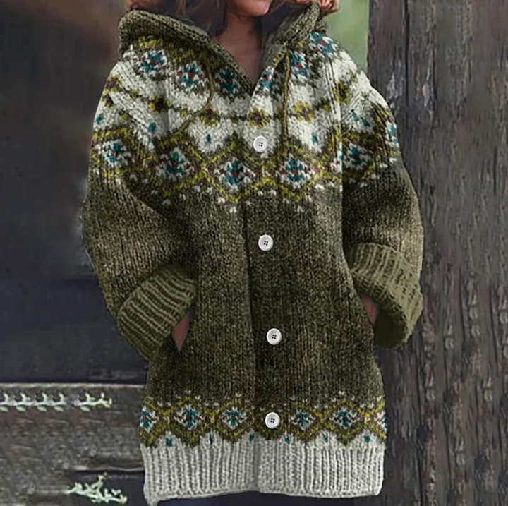 Bella Stride| Owen- Forest Green Cardigan
