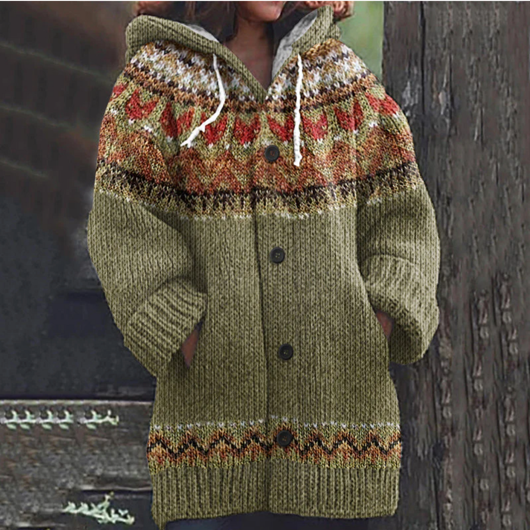 Bella Stride| Owen- Forest Green Cardigan