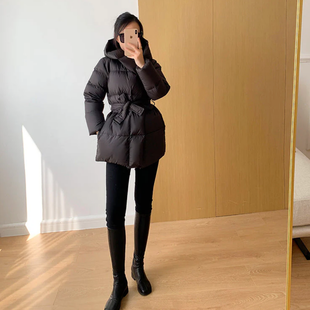 Bella Stride| Eliara- Cinched Winter Coat