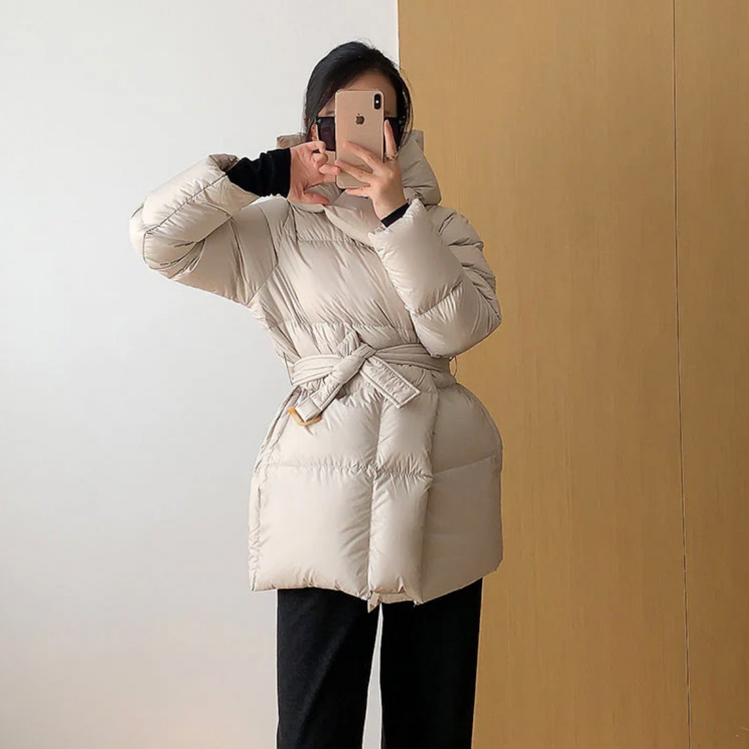 Bella Stride| Eliara- Cinched Winter Coat
