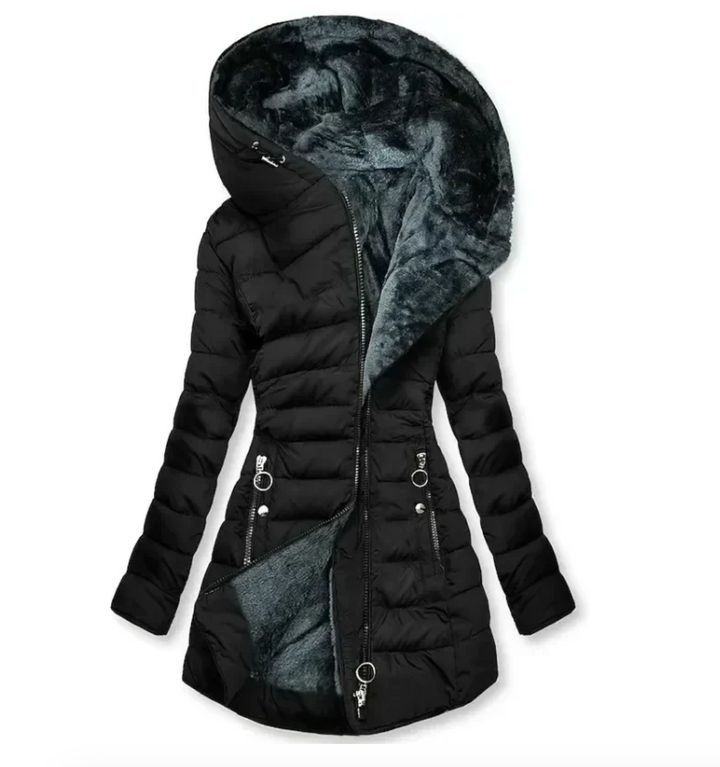 Bella Stride| Celestra- Fur-Lined Hoodie