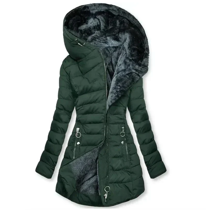 Bella Stride| Celestra- Fur-Lined Hoodie
