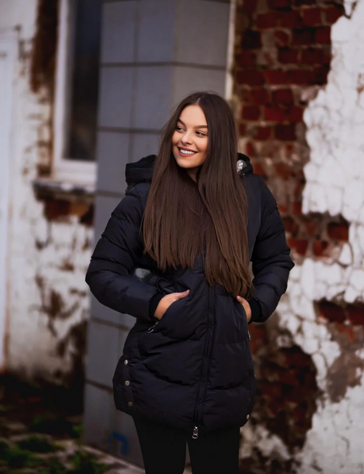 Bella Stride| Celestra- Fur-Lined Hoodie
