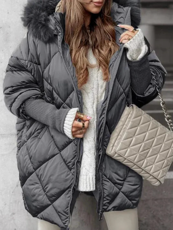 Bella Stride| Issa- Oversized Quilted Coat