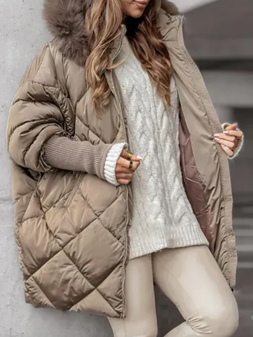 Bella Stride| Issa- Oversized Quilted Coat