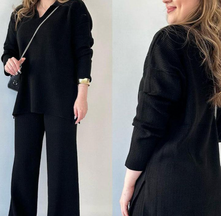 Bella Stride| Ella™- Casual V-neck Set