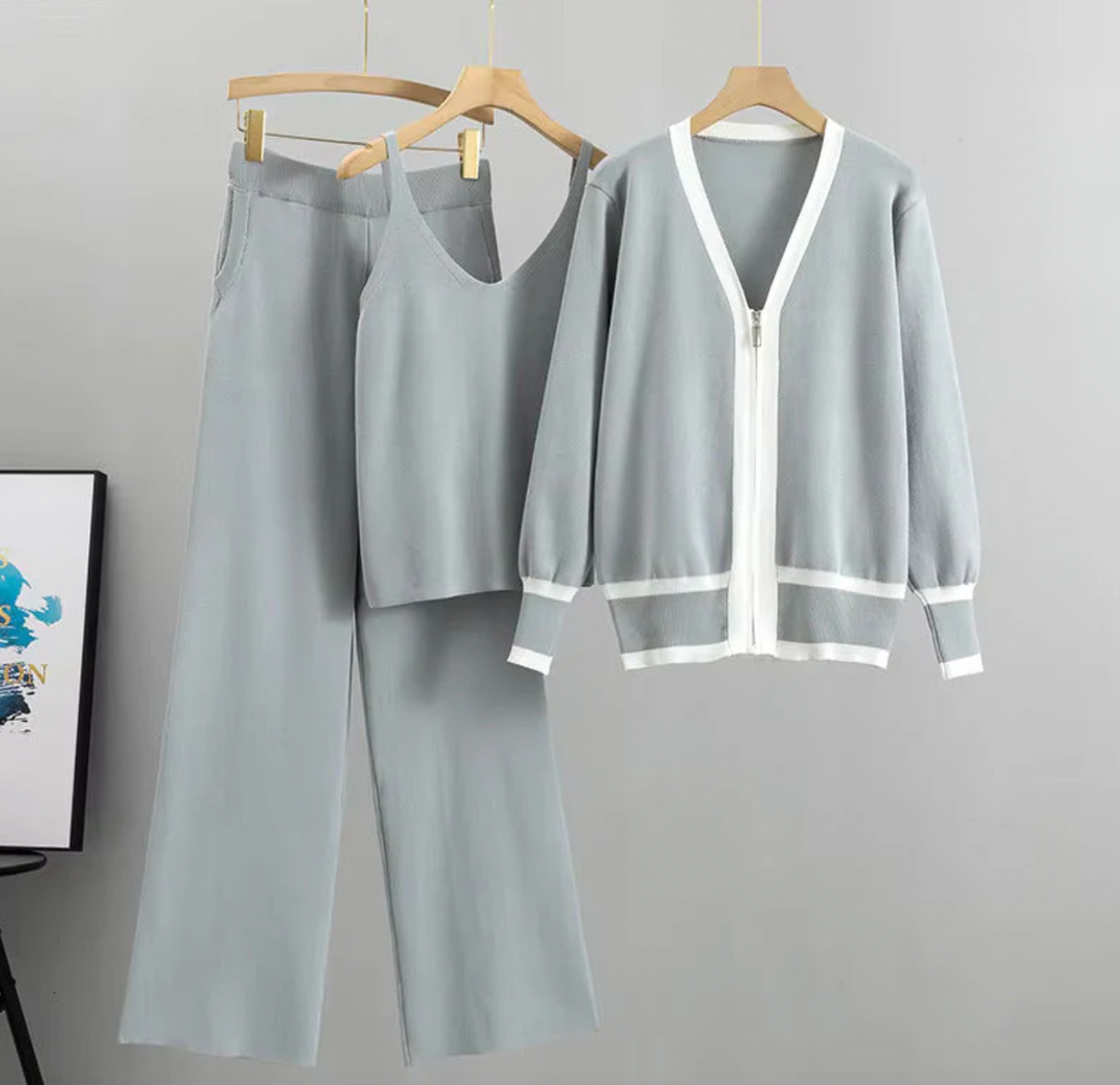 Bella Stride| Susan- Elegant Knitted 3-piece Set