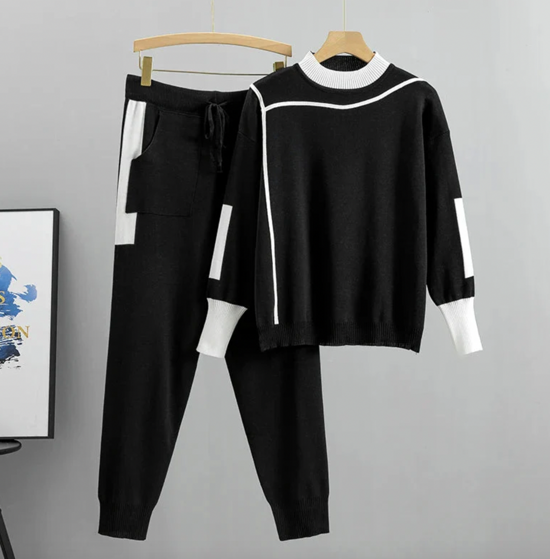 Bella Stride| Francesca - Set of long-sleeved knitted jumpers