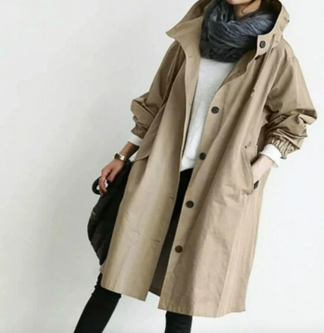 Bella Stride| Mandy™ - Stylish Waterproof Trench Coat