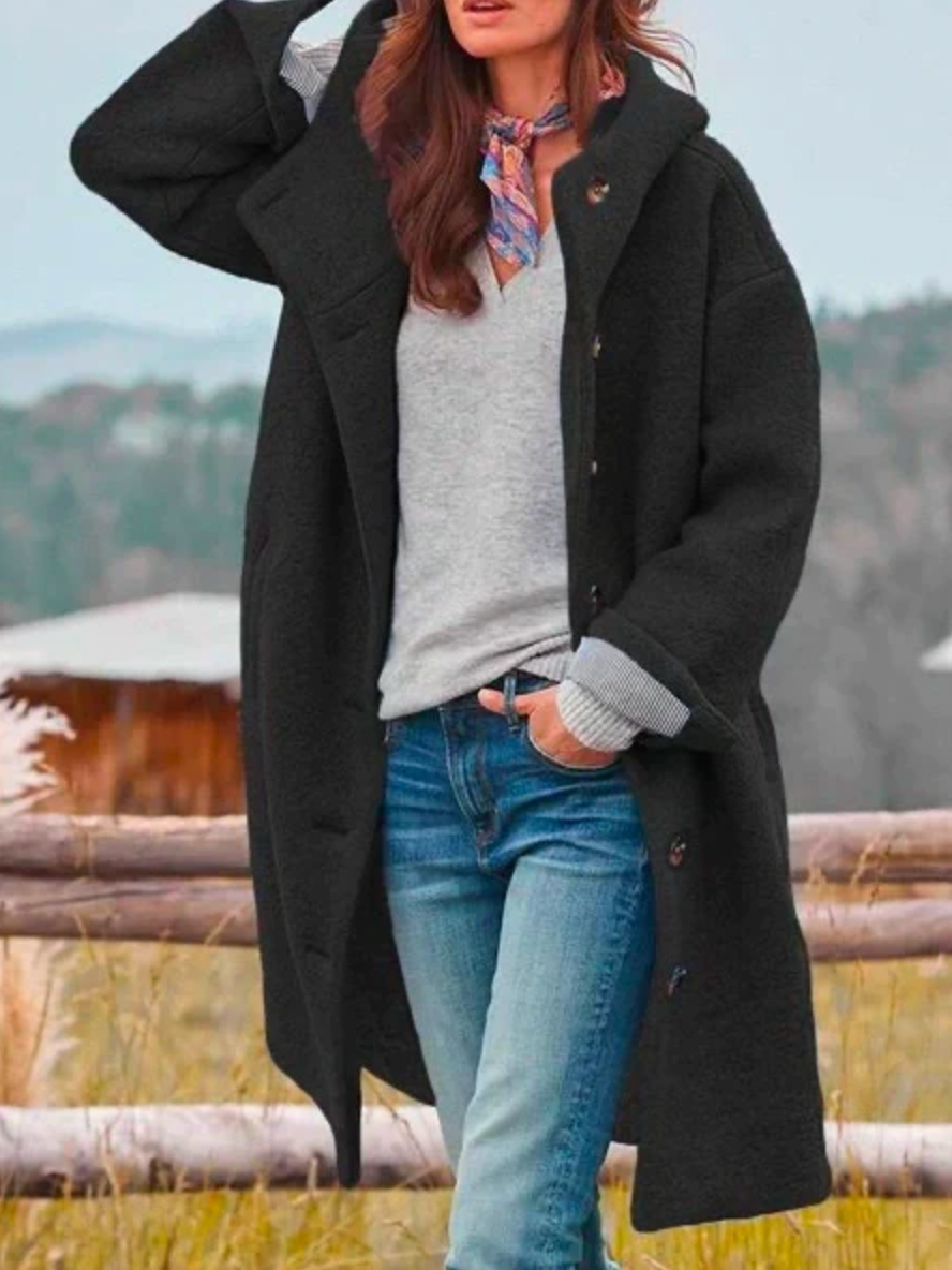 Bella Stride| Audrey- Cozy Button-Up Outdoor Jacket