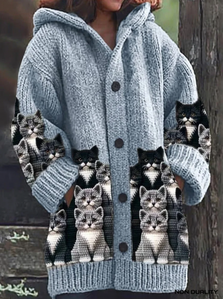 Bella Stride| Jasmin- Cozy Knit Cardigan for Cats