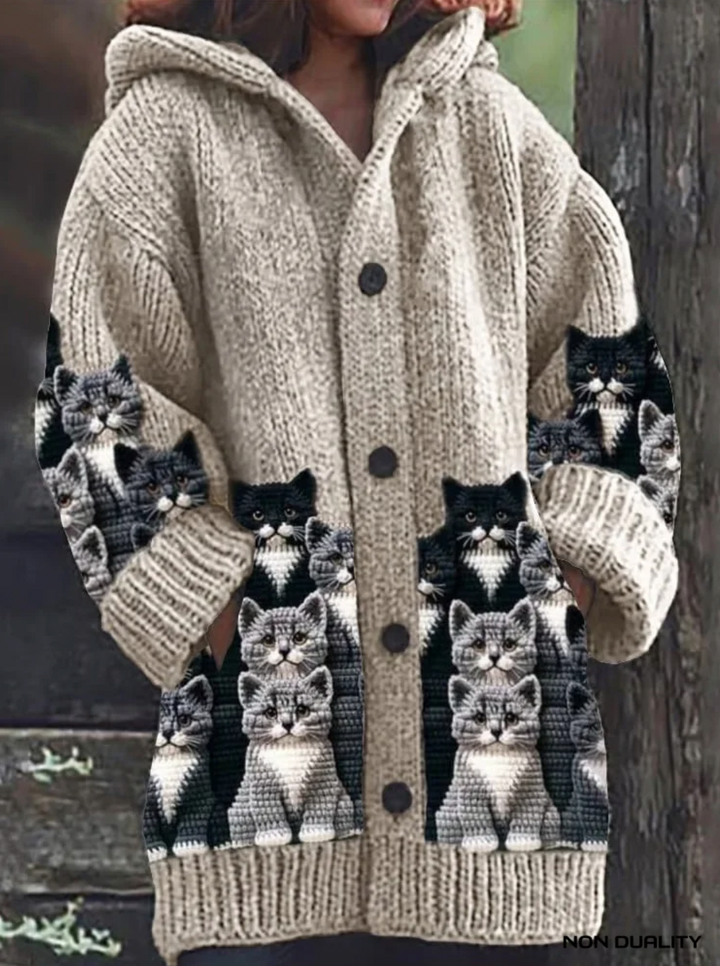 Bella Stride| Jasmin- Cozy Knit Cardigan for Cats