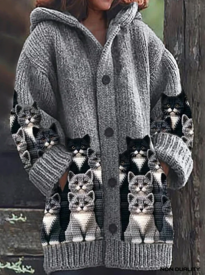 Bella Stride| Jasmin- Cozy Knit Cardigan for Cats