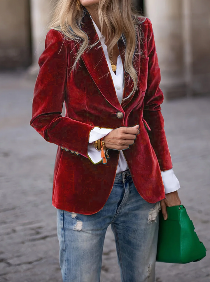 Bella Stride| Miranda - Timeless Velvet Blazer