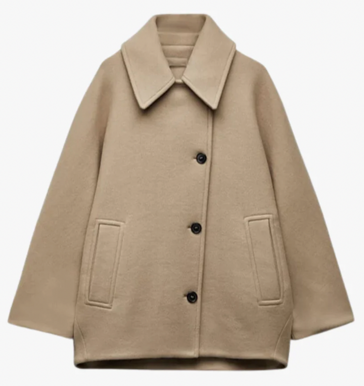 Bella Stride| Nikkie Wool Coat- Stylish Warm Outerwear